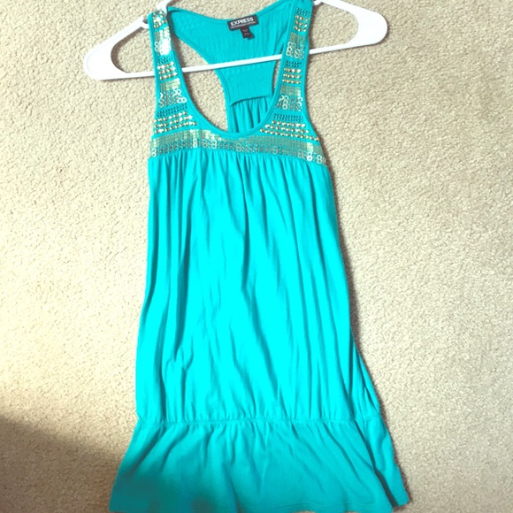 turquoise dressy tops